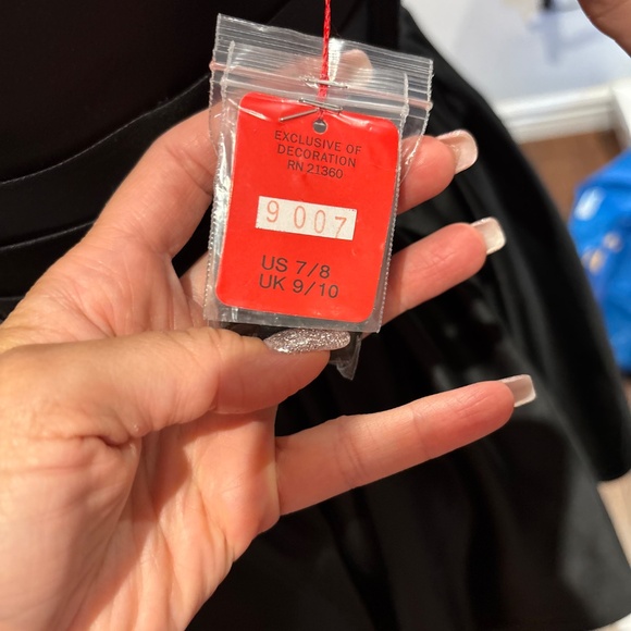 New Knit&Chic Mini Strapless Dress in Black - Picture 5 of 6